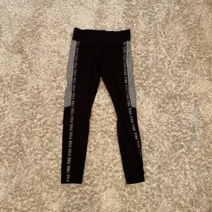 athletic leggings, Pink brand, size M